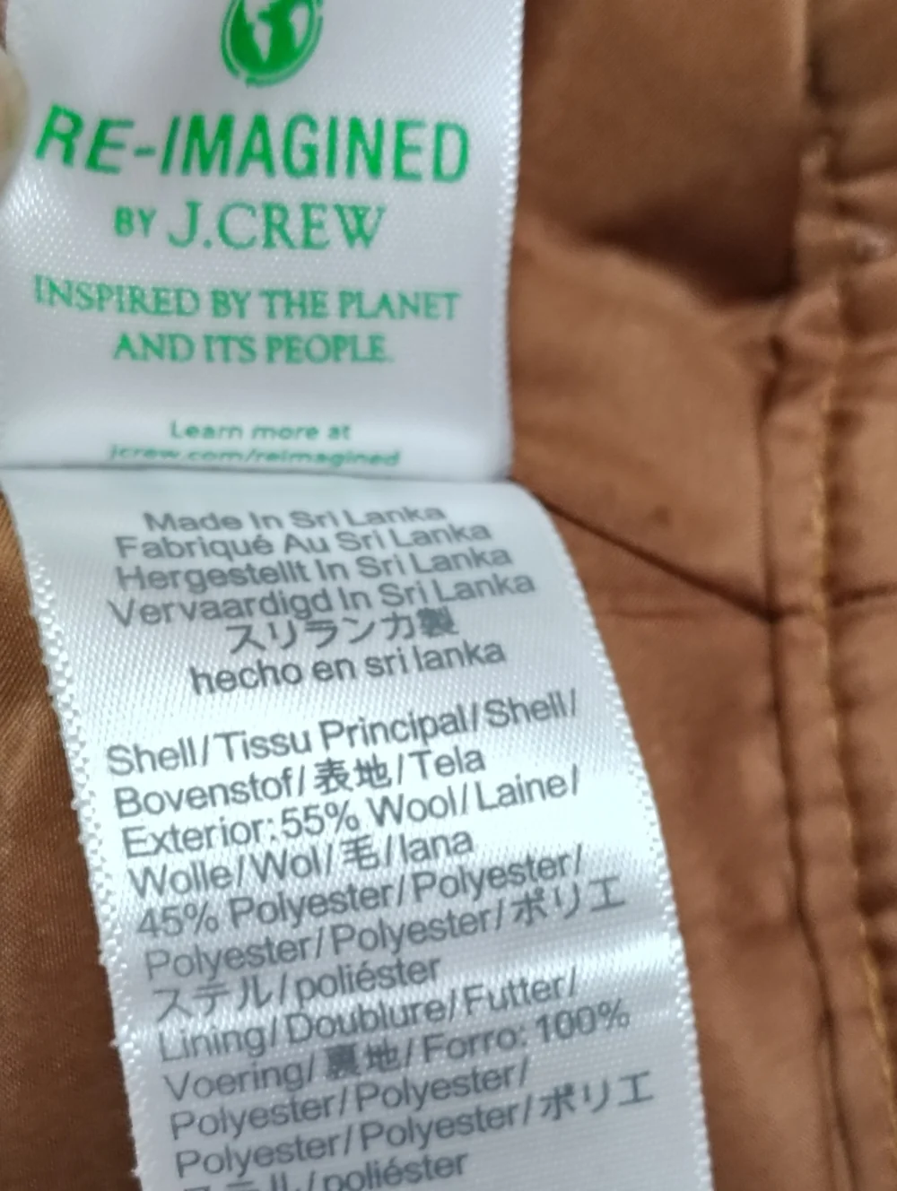 NWT J. Crew Sailor A Line Wool Blend Camel Herringbone Skirt Women's 14 Classic